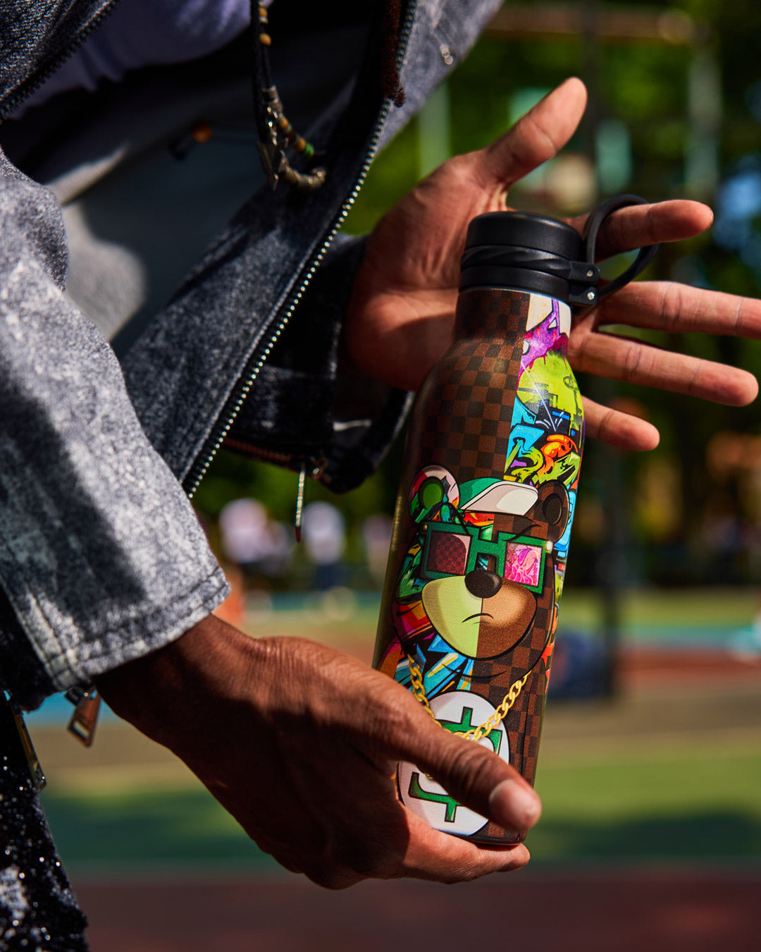 MONEYBEAR SPLIT CHECK WATER BOTTLE