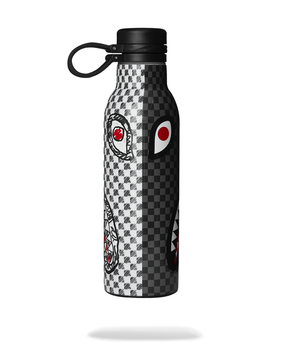 DOODLE CHECK SPLIT WATER BOTTLE